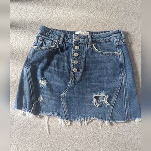 Free People Denim Skirt